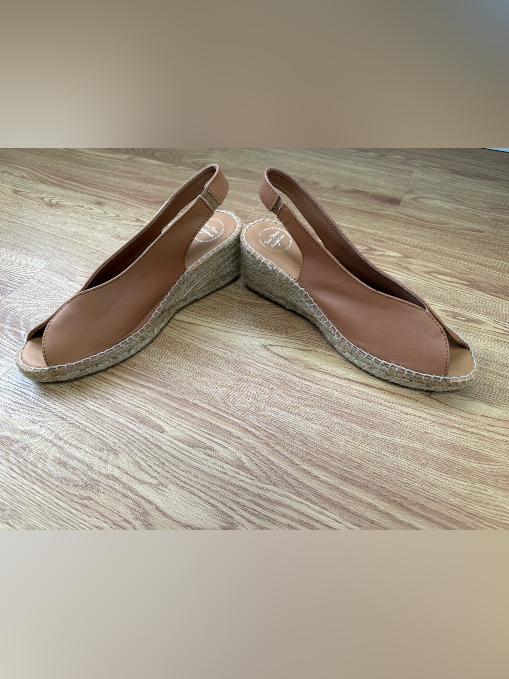 Toni Pons Wedge Bernia-P Tan Leather Espadrilles — image 2 of 8
